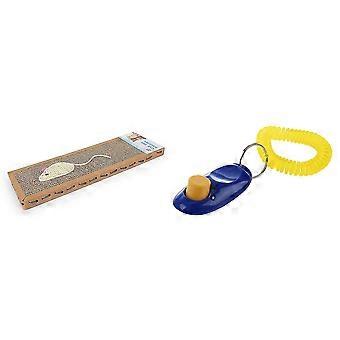 Pet Dog Puppy Training Clicker With Wrist Strappy (blue)