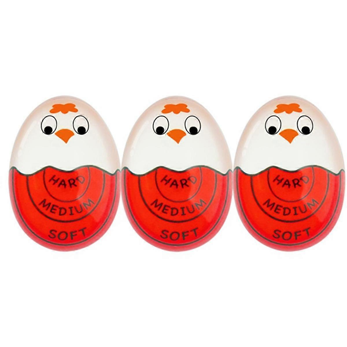 Egg Timer for Boiling Eggs Soft Hard Boiled Egg Timer Pro That Changes Color When Done & Safe (Red-
