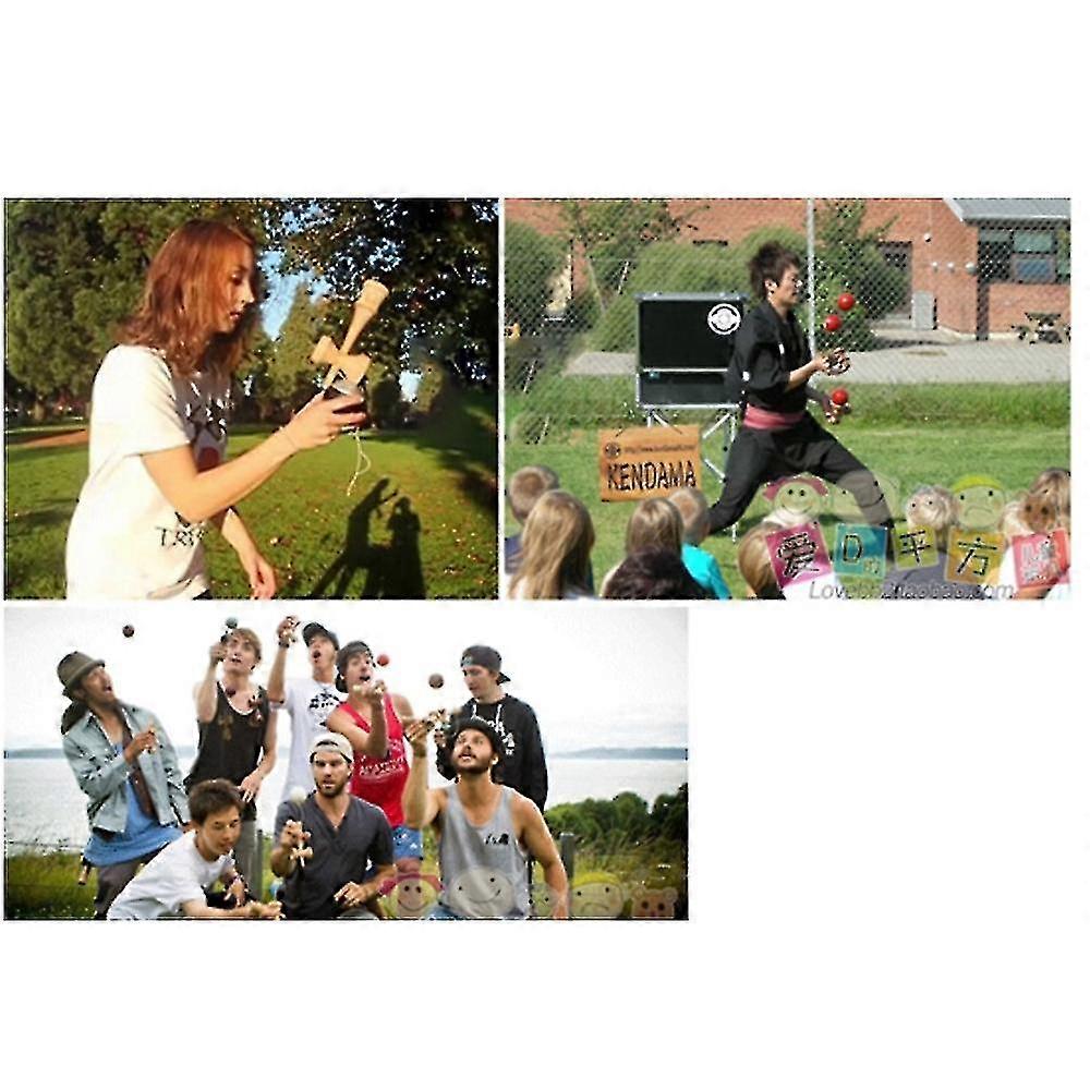 Funky Planet Kendama – Juguete Tradicional Japonés De Madera, Juego De Destreza Y Reflejos, Disponible En Varios Colores