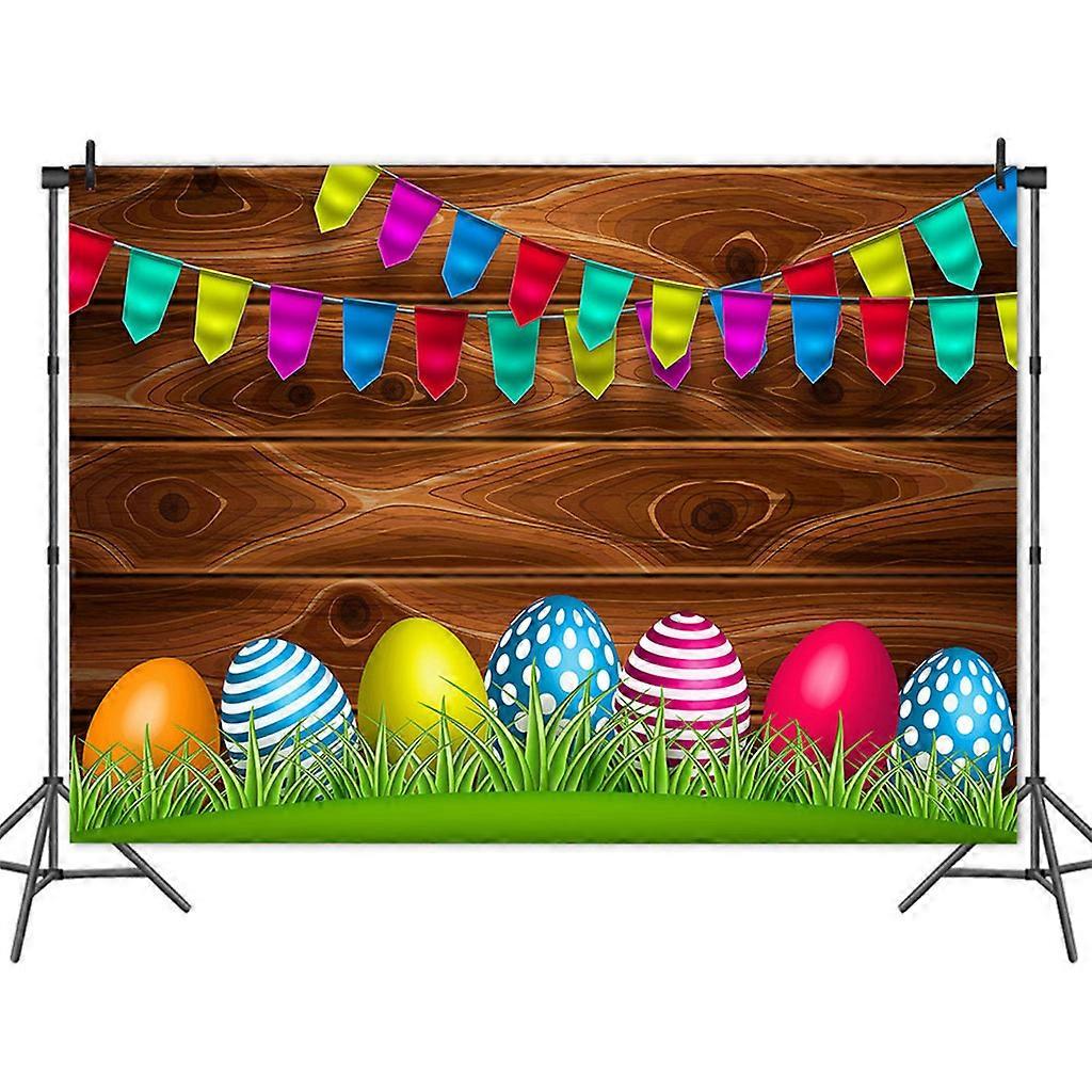 Rabbit Colored Eggs Haystack Child Photography Backdrop Baby Photographic