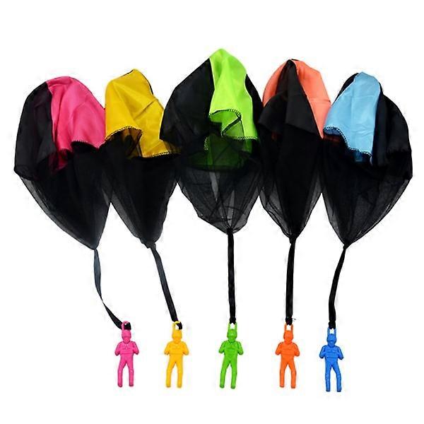 5 יחידות צעצוע מצנח לילדים ללא מצנח צעצוע לזרוק סבך