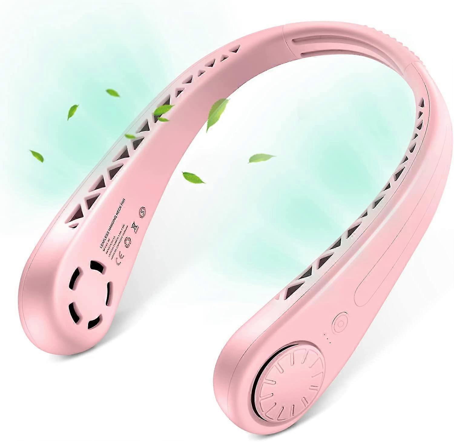 Neck Fan - Leafless Rechargeable (pink)