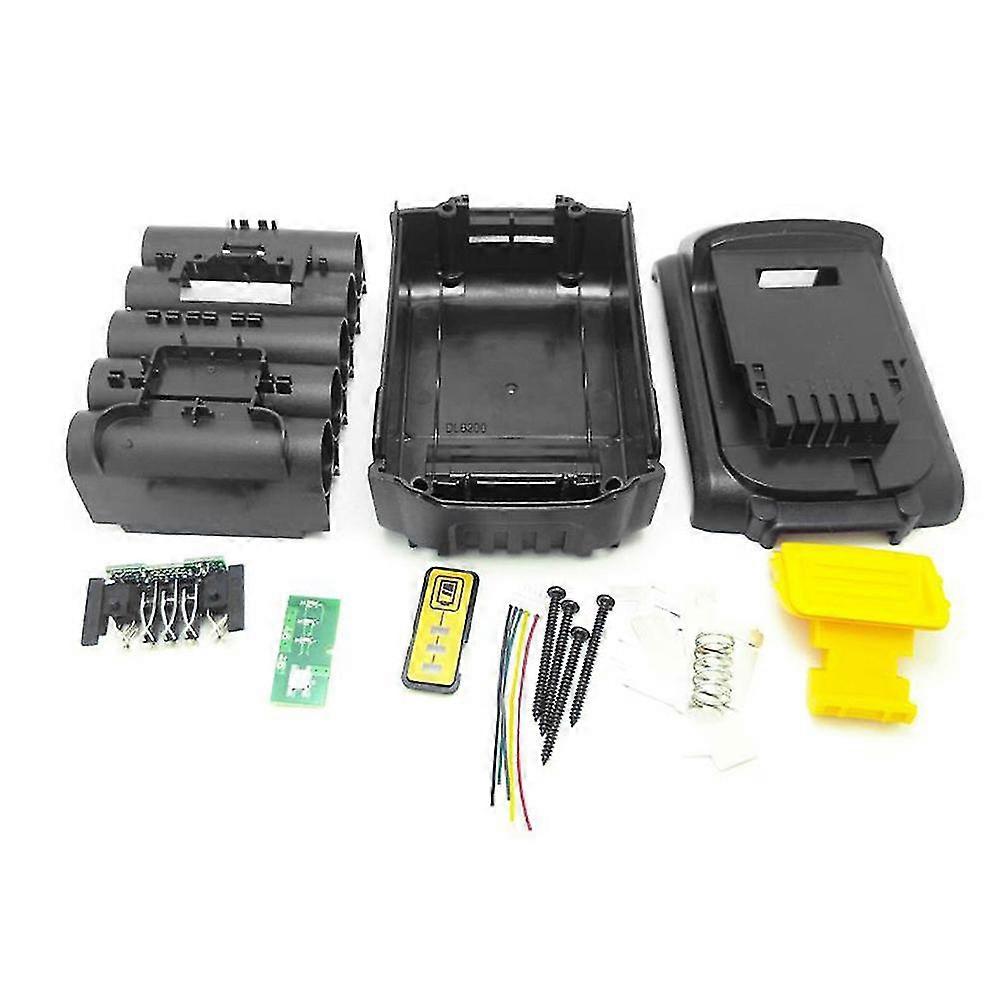 Battery Plastic Case (no Battery Cell ) Pcb Circuit Board For 18v 20v 3.0ah 4.0ah Dcb201 Li-ion Ba