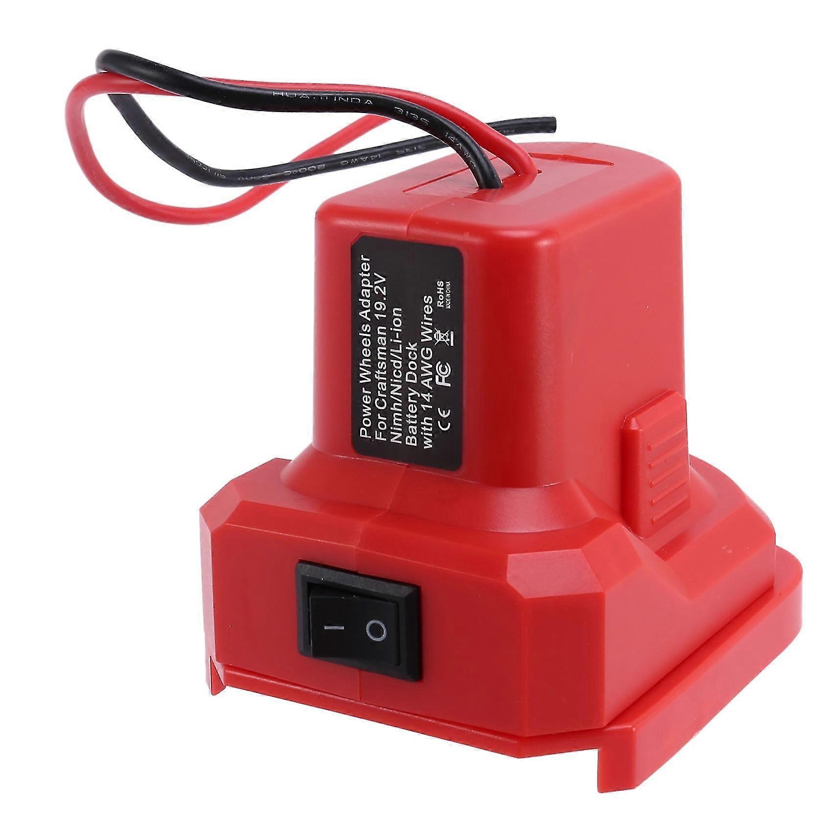 Battery Diy Adapter For Craftsman 19.2v Ni-mh/ni-cd/li-ion Battery Power Wheels Adapter Connector 1