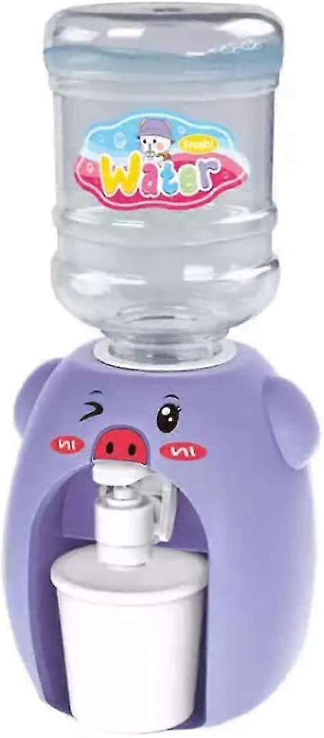 Mini Drinking Fountain Fun Toys Children's Play House Game Toys (purple)
