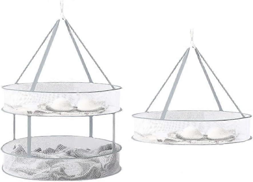 Special clothes drying rack, 2-piece set of flat clothes drying net