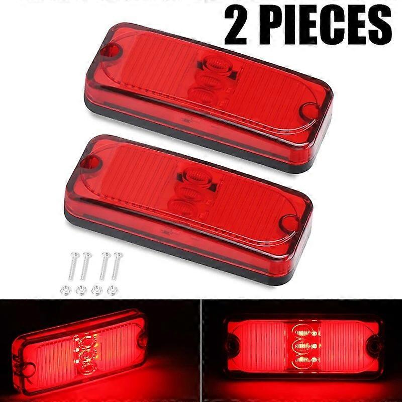 LED Side Marker Light Rear Stop Brake Lamp Turn Signal Light Reversing Warning Lamp For Car Truck Trailer Lorry Pickup 12V 24V