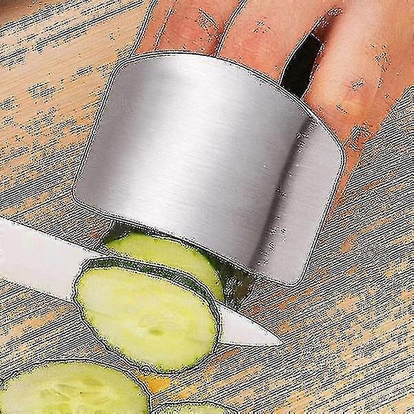 Cortador de verduras de acero inoxidable Protector de mano Protector de dedos Protector de dedos