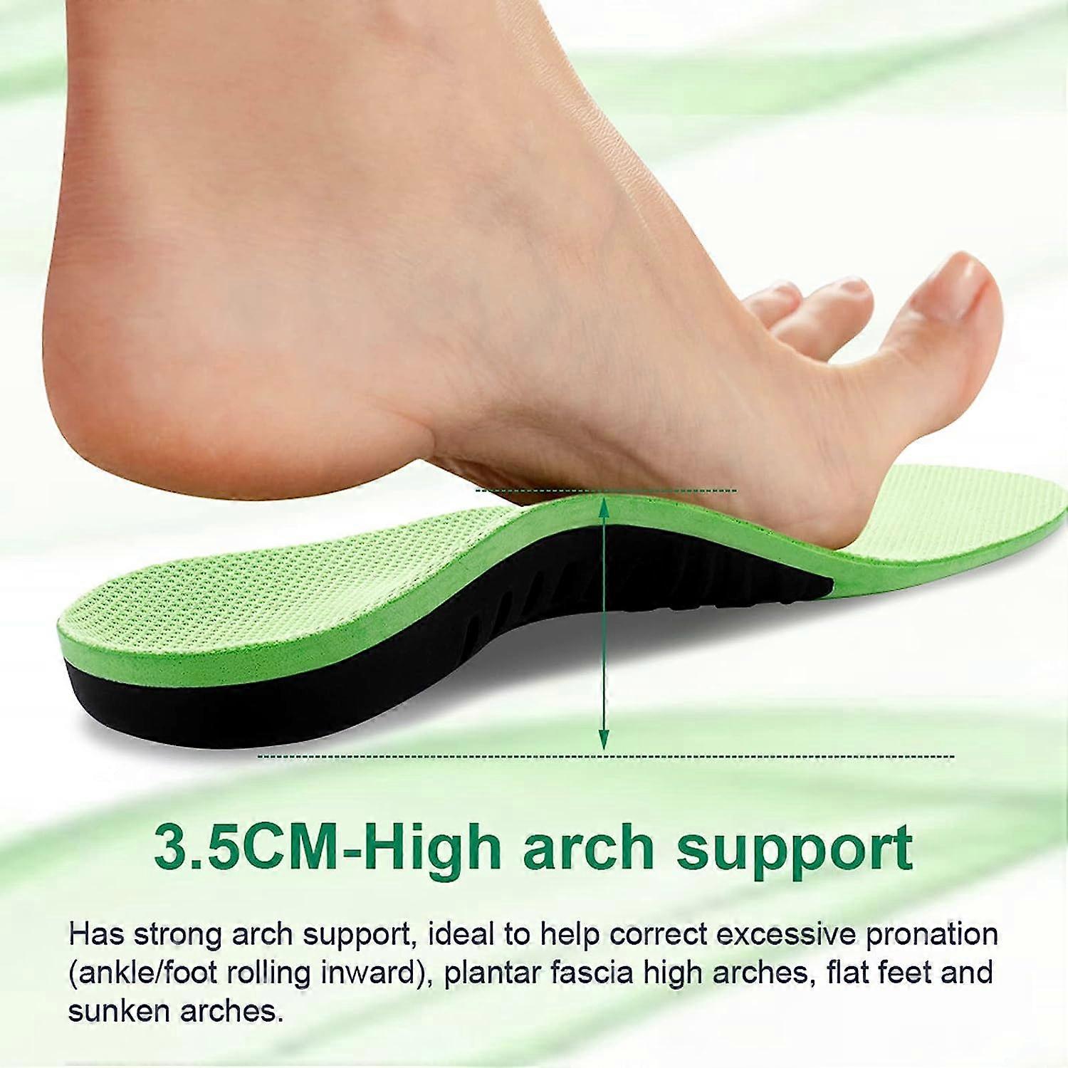 Shoes For Men Plantar Fasciitis Arch Support Insoles, Heavy Duty