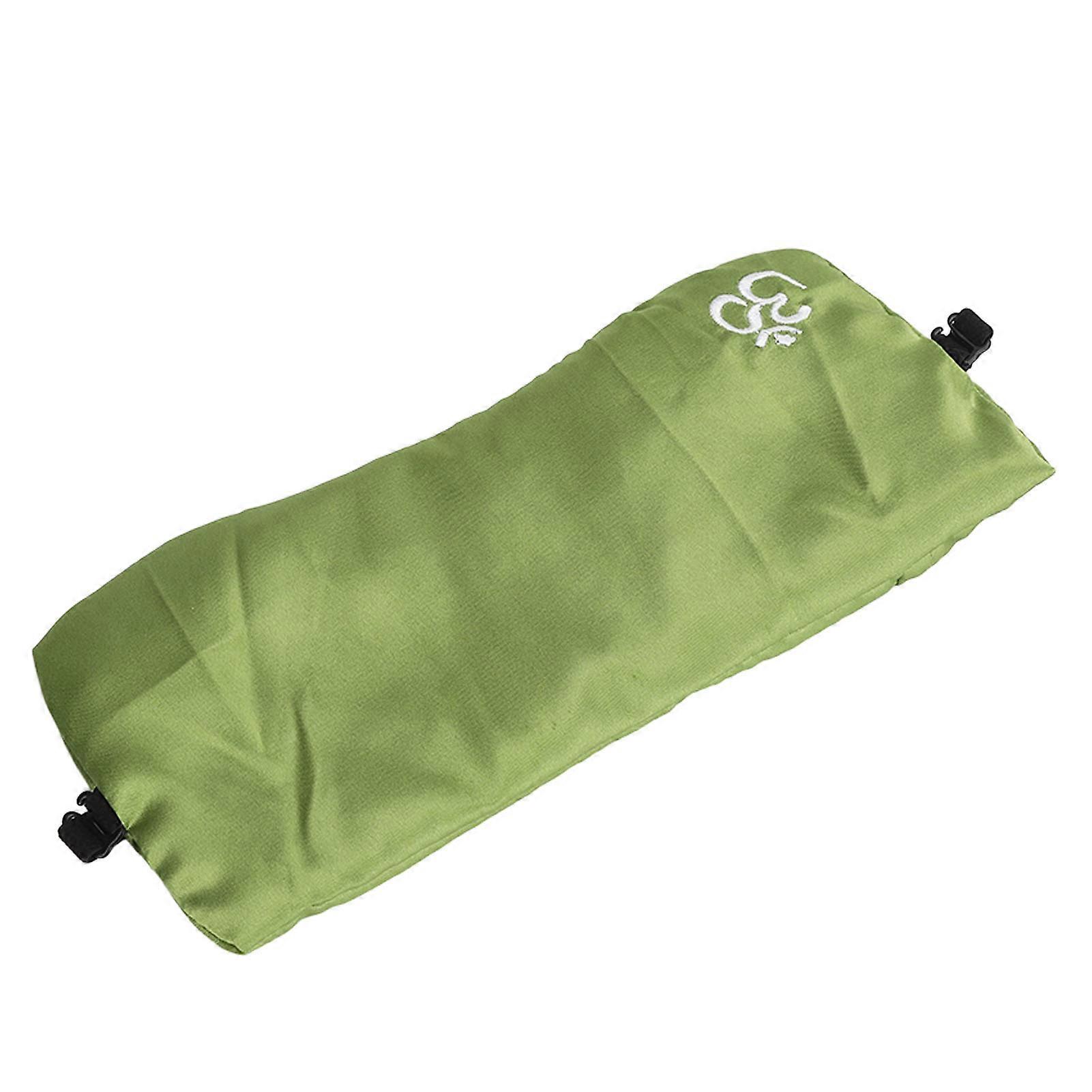 Yoga Eye Mask Weighted Soft Cover Green Strap for Sleep with 200pcs Cotton U Shaped Eye Patch