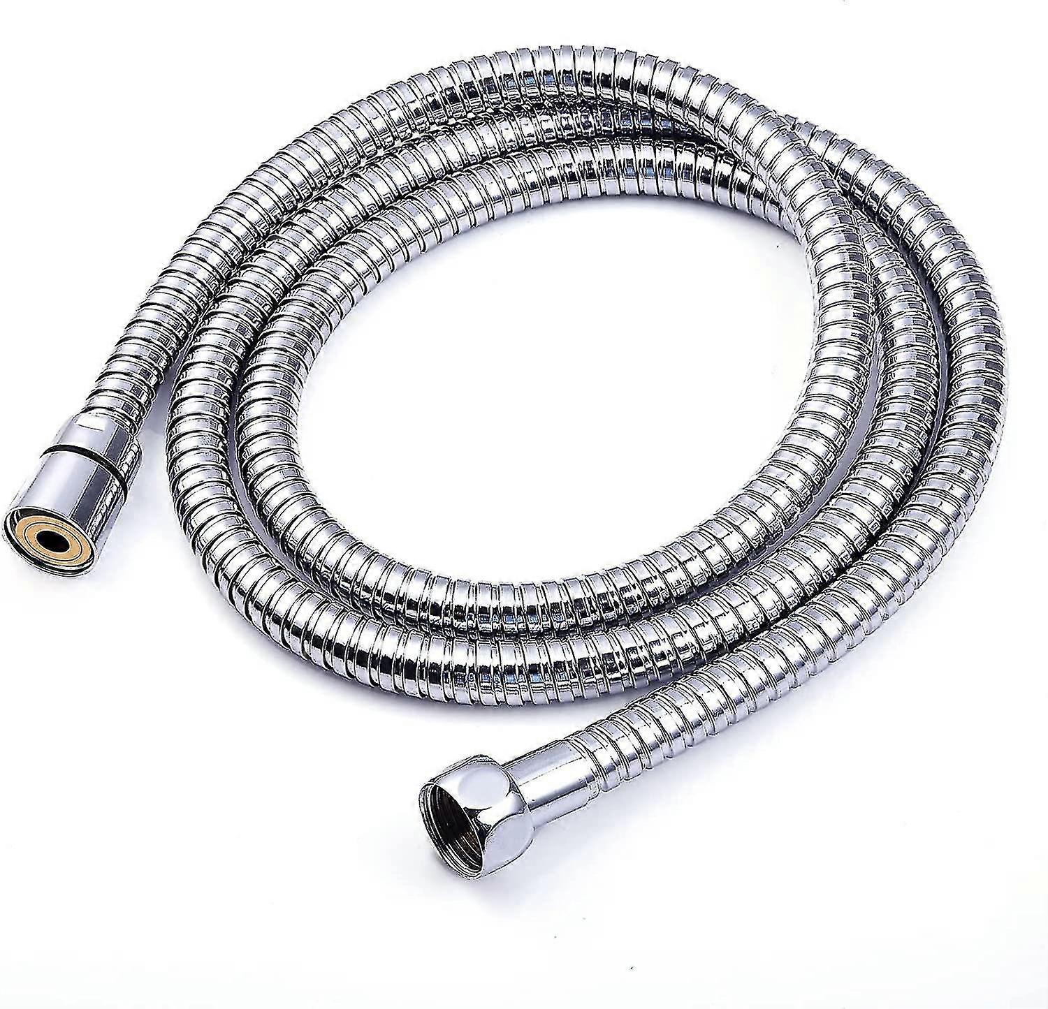 Shower Hose 1.5m, Premium Shower Hose With Double Twist Protection, Flexible And Kink Resistant Stainless Steel Shower Hose With Chrome, Universal Con