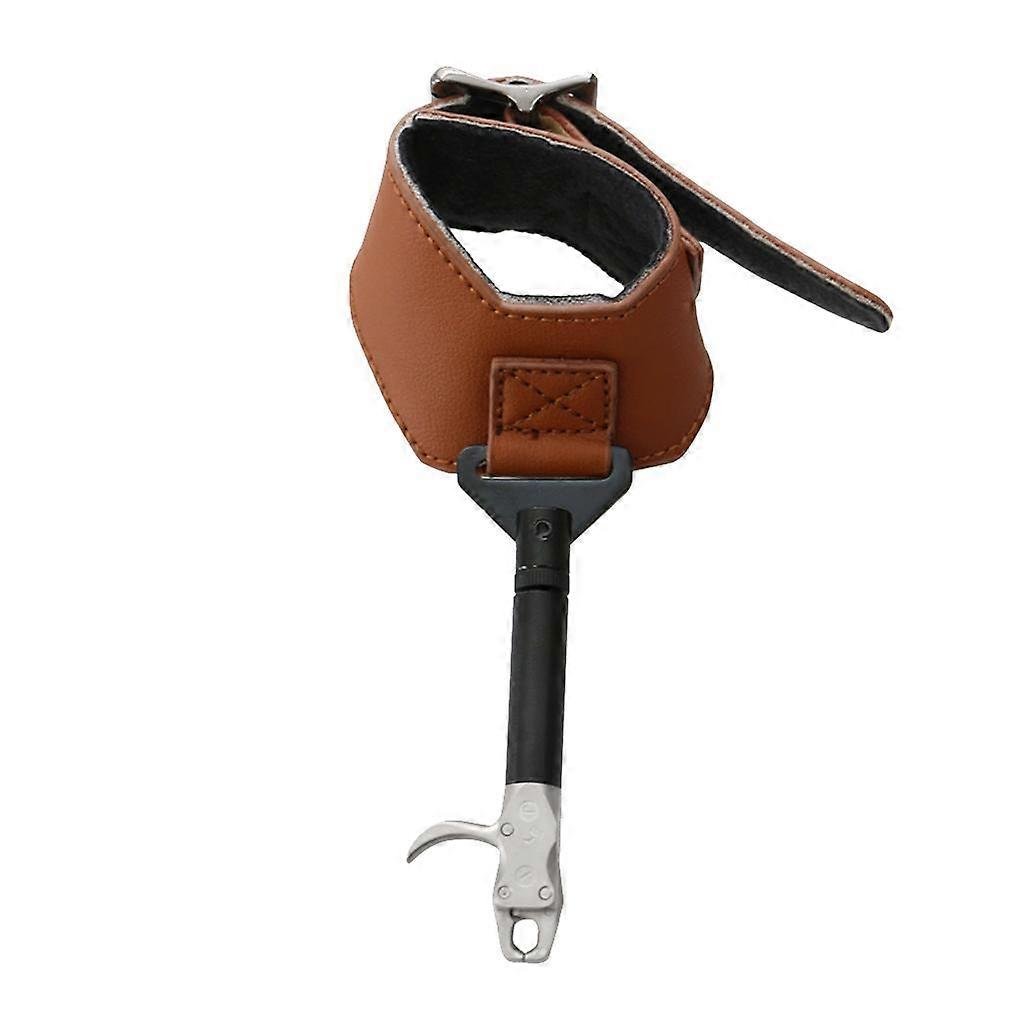 Archery Wrist Release Aid Thumb Button Caliper Compound Bow