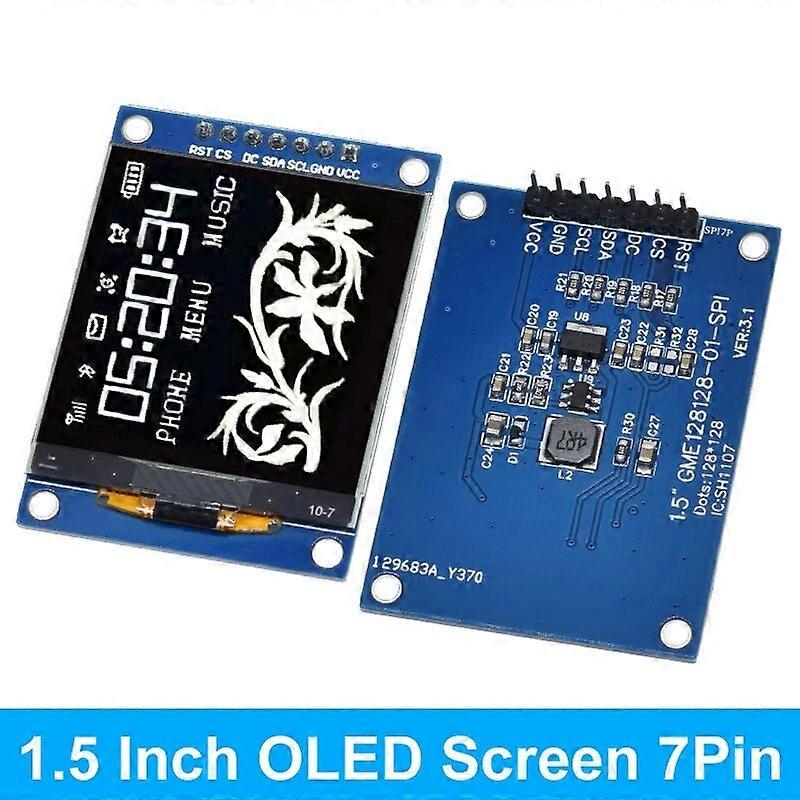 ALLE NIEUWE 1,5 Inch 128x128 OLED Shield Screen Module Hoogwaardig product voor Raspberry Pi voor STM32 voor Arduino
