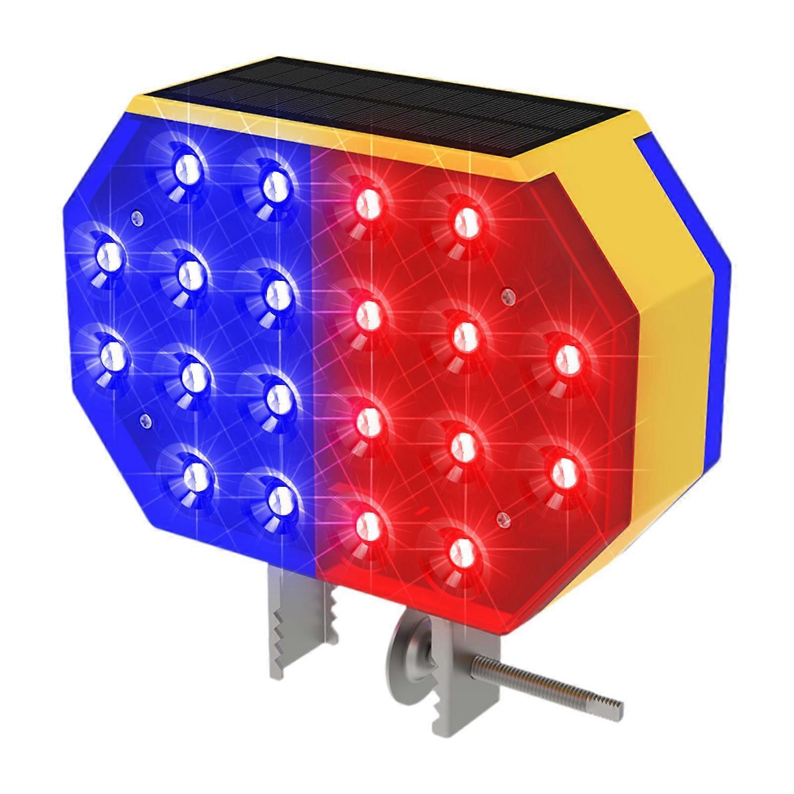 Solar Strobe Light Traffic Lamp Traffic Warning Light for Construction Sites