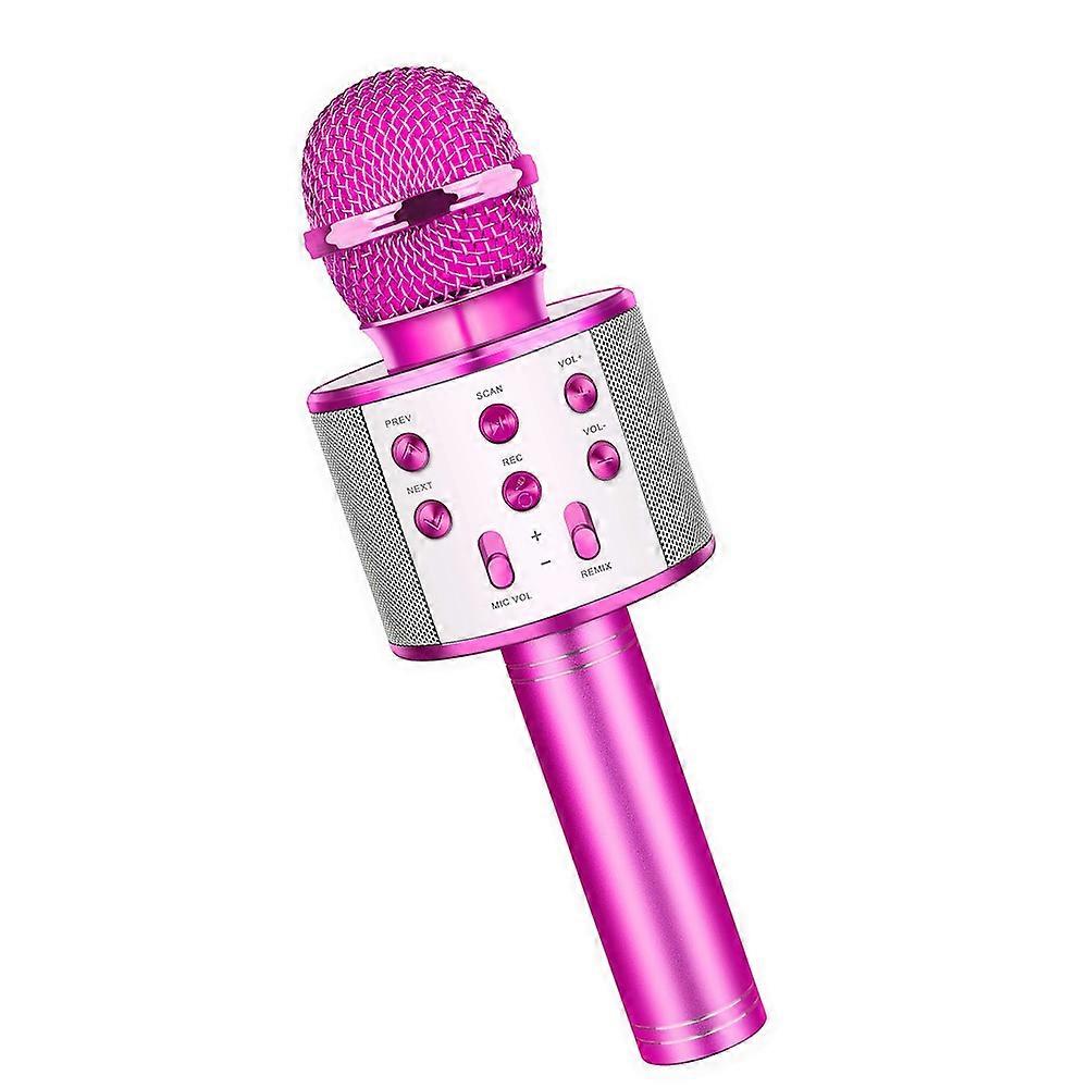 Bluetooth Karaoke Microphone,Multi-Function Handheld Wireless Karaoke Machine