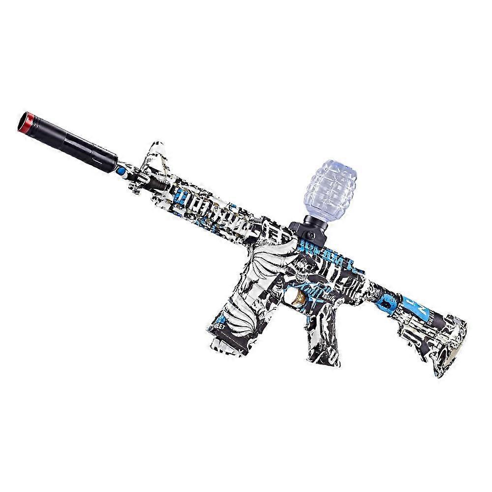 全自動水スプレーガングラフィティ水鉄砲屋外バトルガンシミュレーション電撃高速バースト水鉄砲少年DIY組み立てM4水