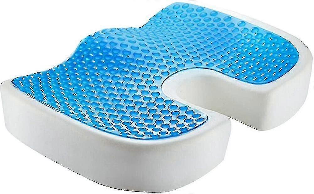 Cuscino per sedia ortopedico con memory foam in gel per il sollievo del coccige