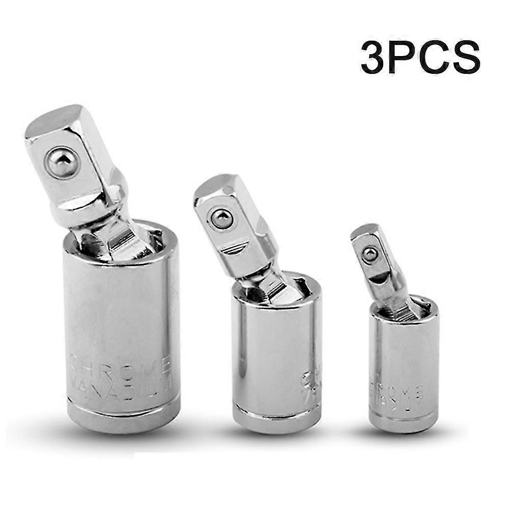 3pcs Universal Joint Socket Set 360 Degree Rotation Impact Wrench Chumian