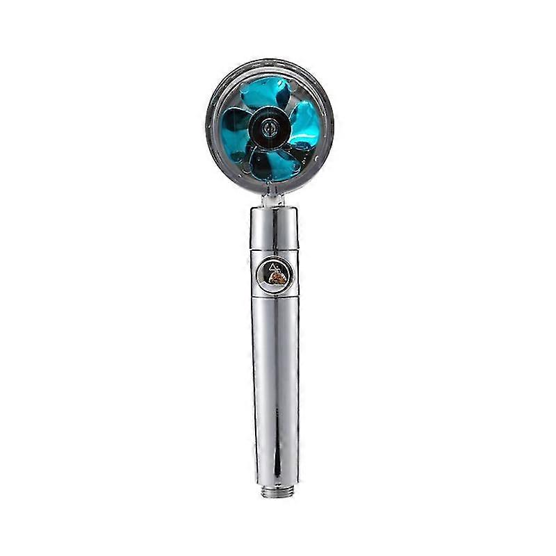 Pressurized Shower Head Interesting Handheld Shower With Visible Rotating Fan 360-Degree Rotation Removable Shower Head