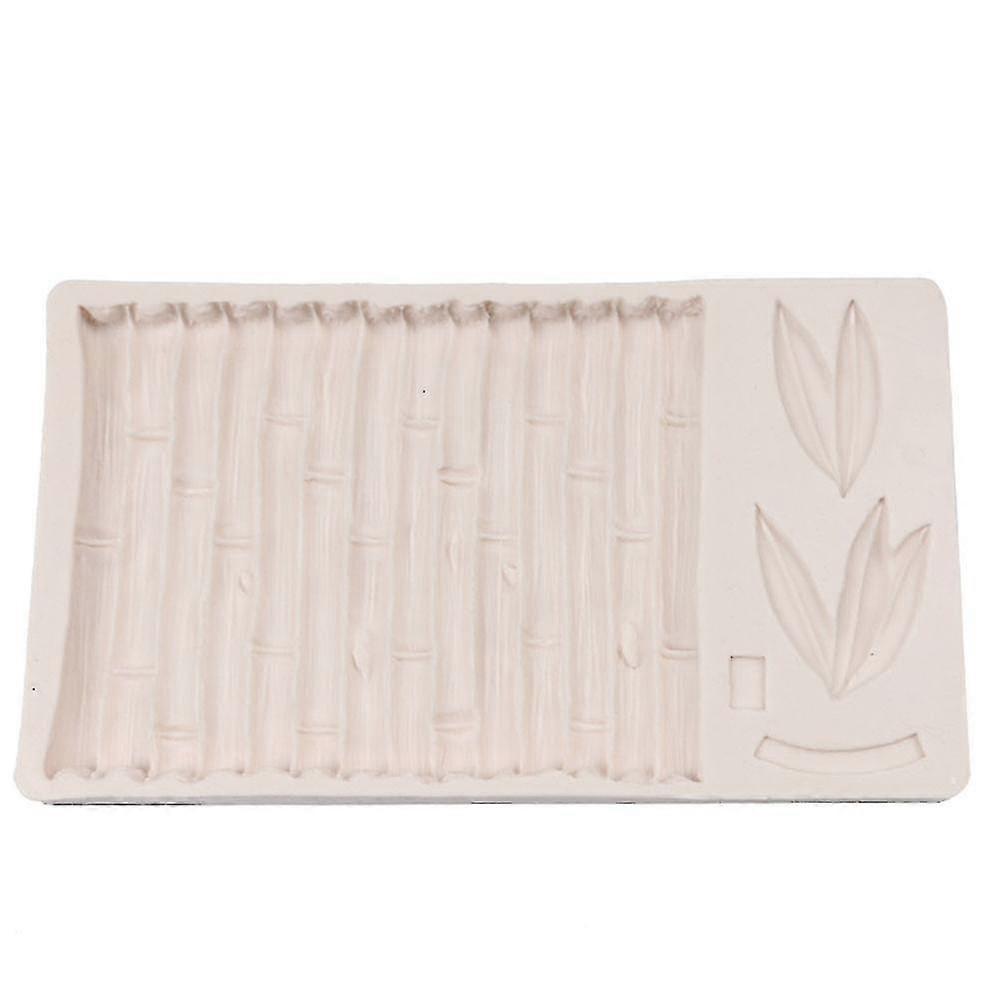 3D竹シリコーンモールドケーキフォンダンモールドディケーキ装飾ツールチョコレートガムペースト型