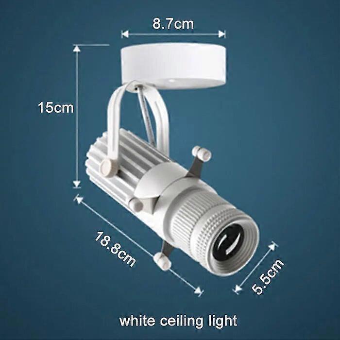 Adjustable aperture led ceiling spotlight variable pattern 5/7/10/15W LED cob track lighting for bar restaurant shop commercial