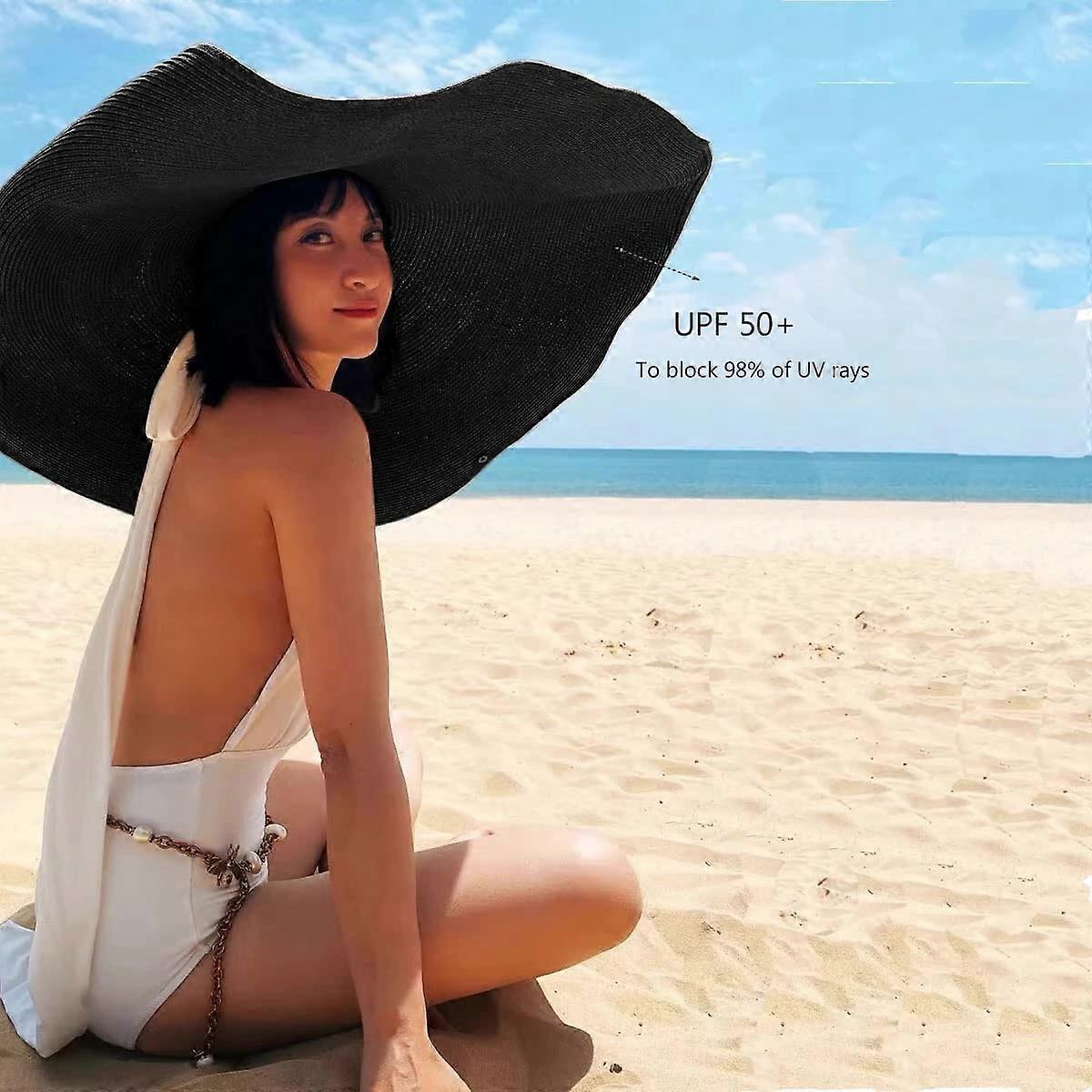 XGOPTS Cappello Da Sole A Tesa Larga Donna - Reversibile, Pieghevole E Traspirante - 6