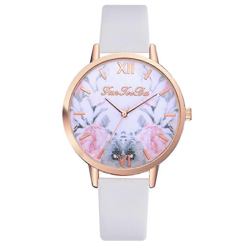 Reloj analógico de cuarzo FD157 (blanco)