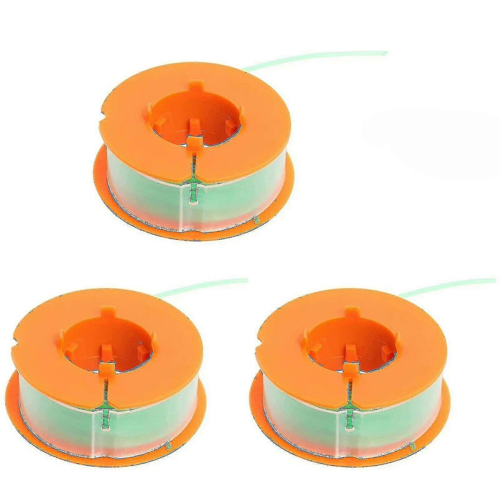3 X Trimmer Spool & Line For Bosch Art23 Combitrim Comfort & Easytrim Strimmer