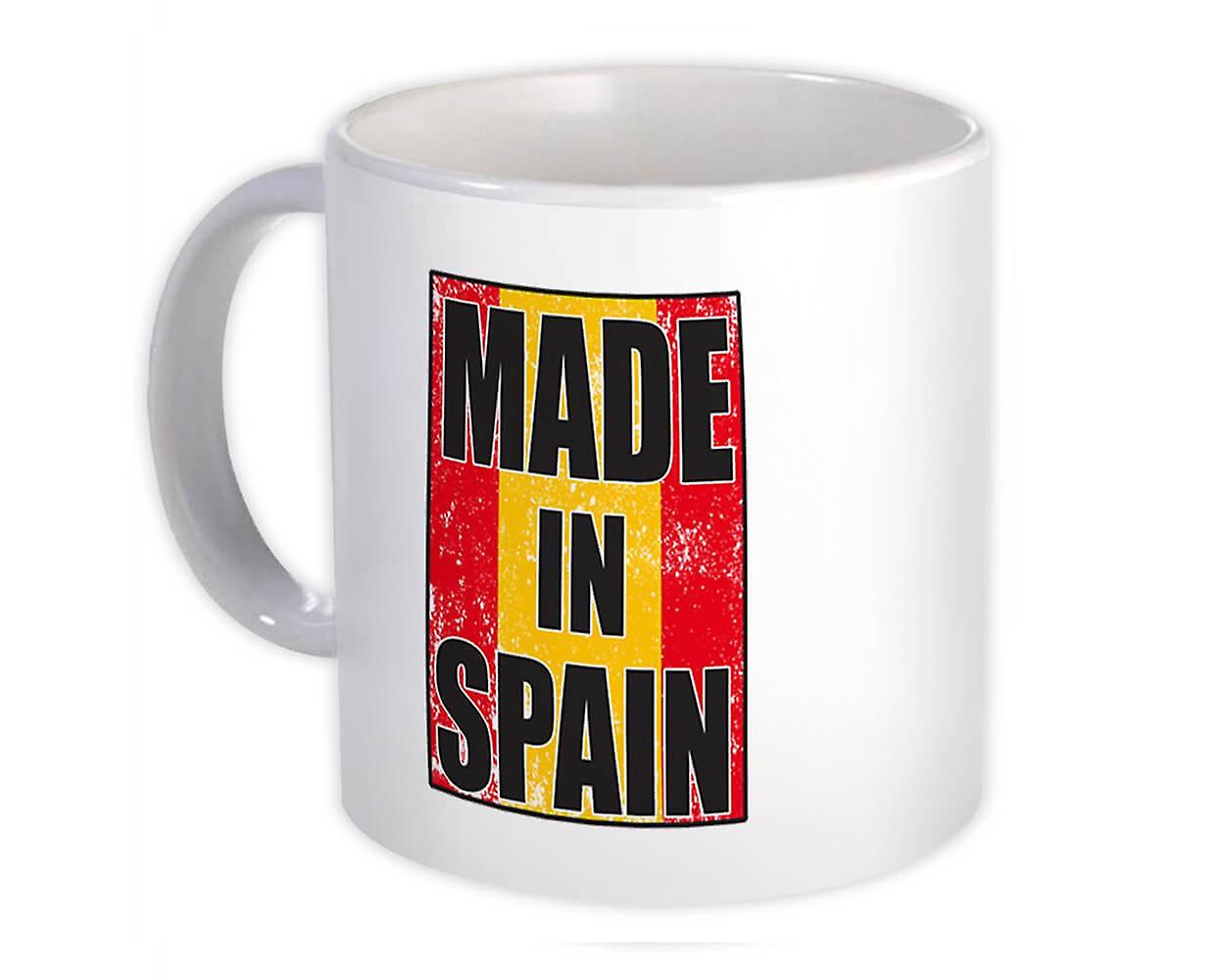 Geschenkbecher: Made In Spain Flagge
