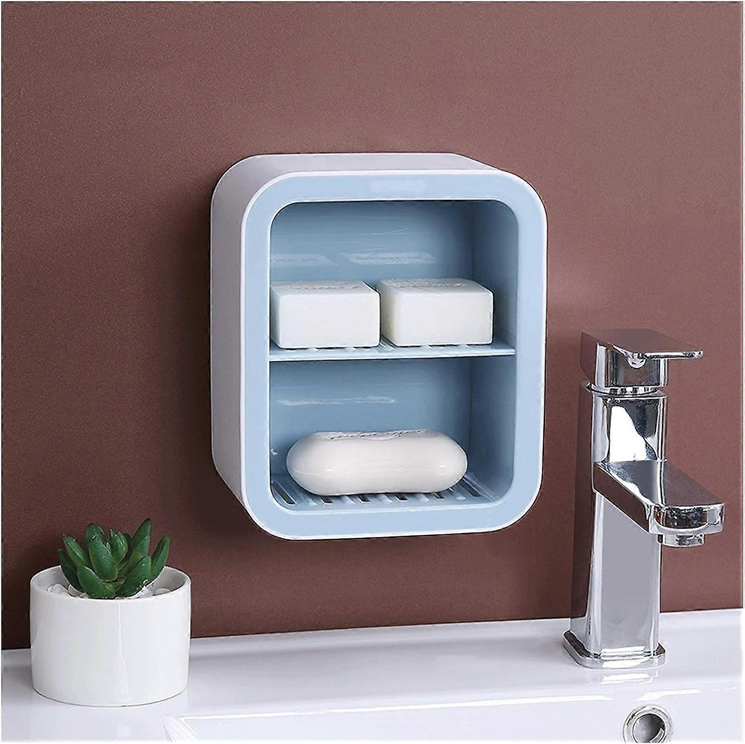 Wall-mounted Soap Dish | Space-saving Plastic Soap Container