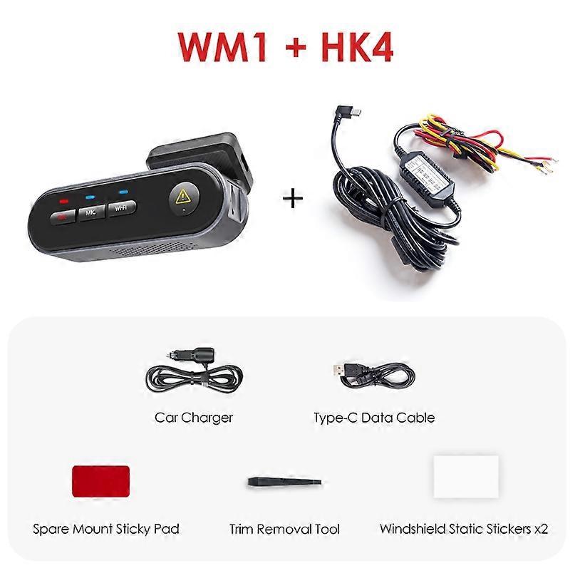 VIOFO WM1 Car Camera 2K QUAD HD Dash Cam Stealthy Video Recorder With WIFI & Sony STARVIS Sensor Night Vision 24/7 Parking Mode