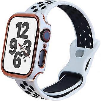 Sports Band for Apple Watch Series 8 7,42/44/45/49mm Wristband ,for Sports, Protection, Multi-Hole Ventilated Silicone Replacement Band