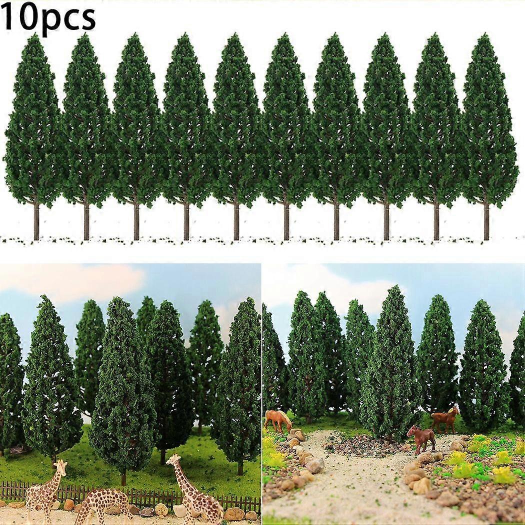 Model Complete Trees Pine SL-16059 Trees 10pcs 15cm Accessories For Scale