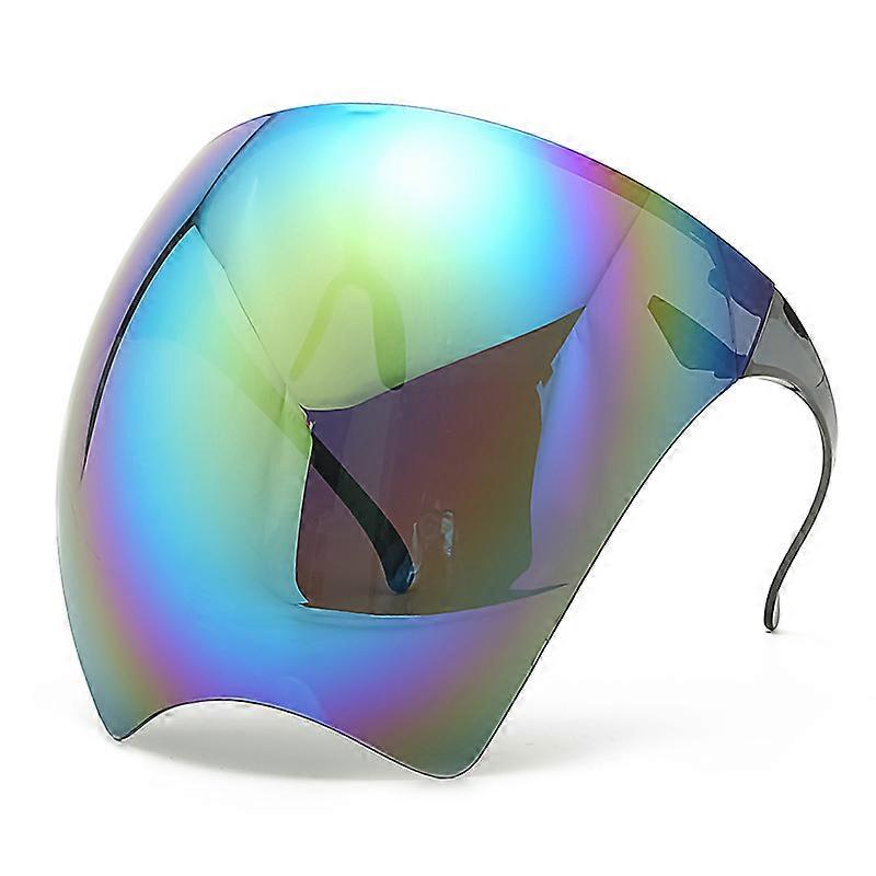 Oversized Anti-fog Safety Goggles Riding Sunglasses Visor Uv Protective Full Face Cover Outdoor Daily Entertainment Eyewear - Cycling Sunglasses
