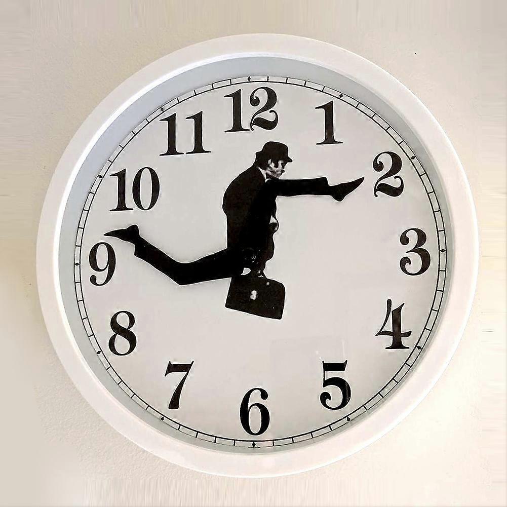 Walking Wall Clock Creative Silent Clock Wall Art Home Living