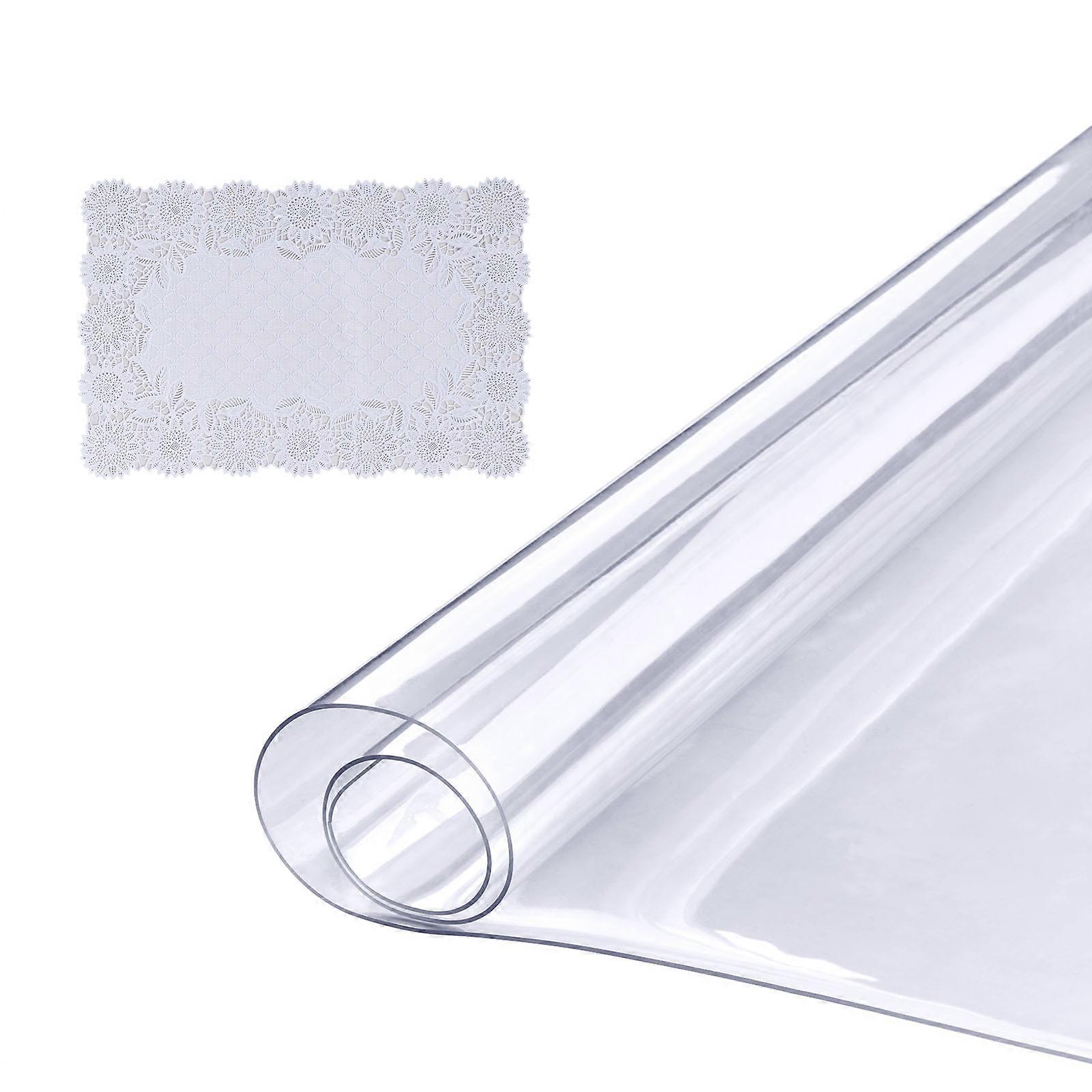 Clear Table Cover Protector, 24" x 36"/613 x 922 mm Table Cover,for Writing Desk,Dining Room Table