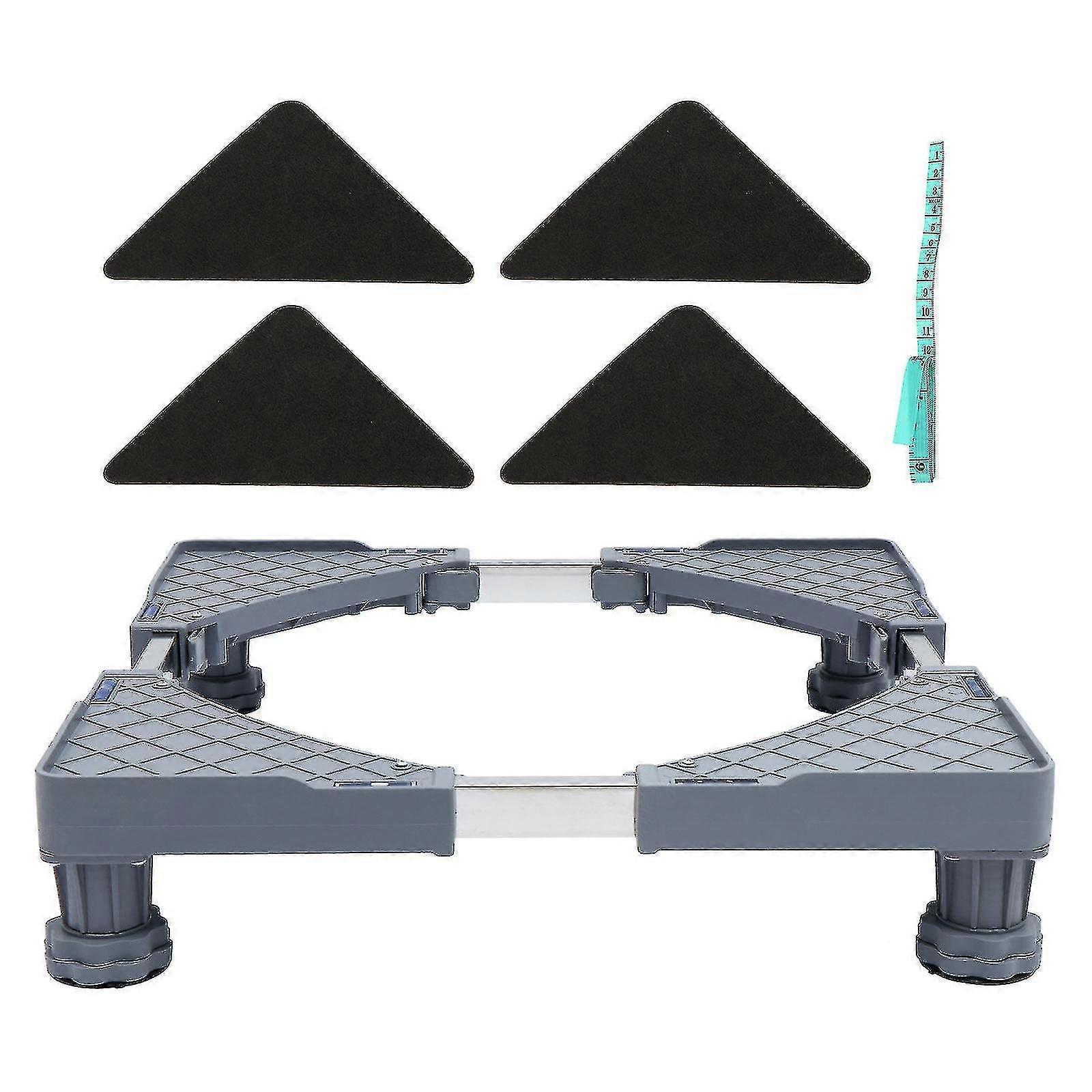 1 Set Multi-purpose Refrigerator Freezer Base Stand Sturdy Fridge Movable Stand