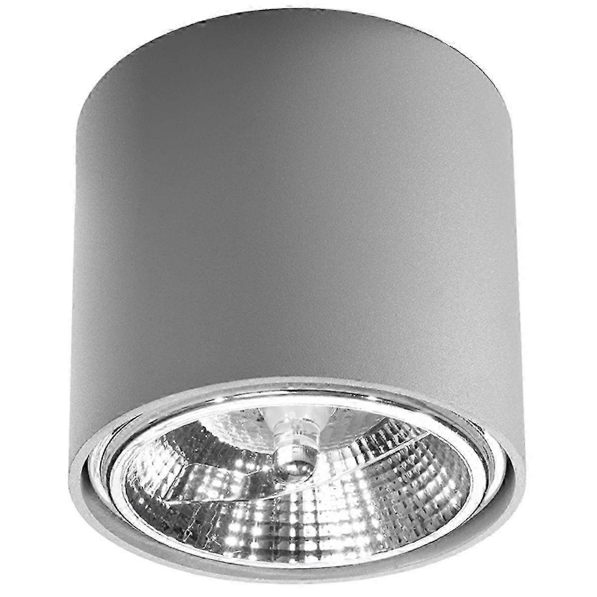 Ceiling lamp TIUBE gray modern for corridor and hallway Sollux led