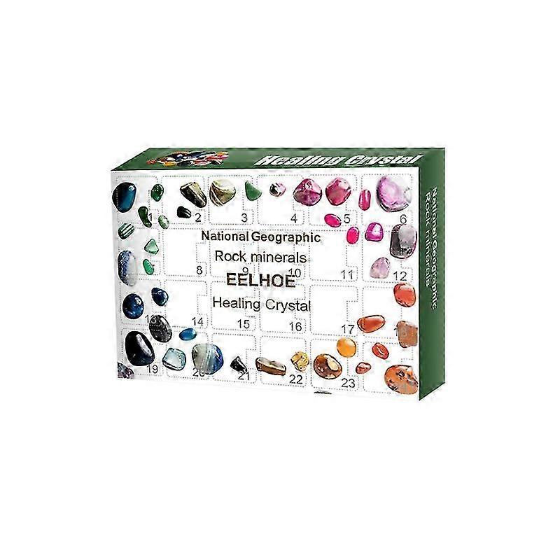 Crystal Christmas Advent Calendar Xmas Blind Box Toy 24 Days Countdown Gift box