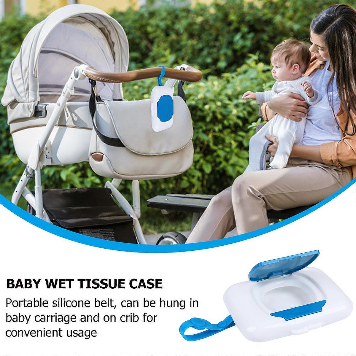 Boîte à lingettes pour bébés, distributeur de lingettes pour bébé, porte-lingettes pour bébé, mouchoirs humides, étui à lingettes, pochette réutilisable pour lingettes humides, porte-lingettes pour bébé