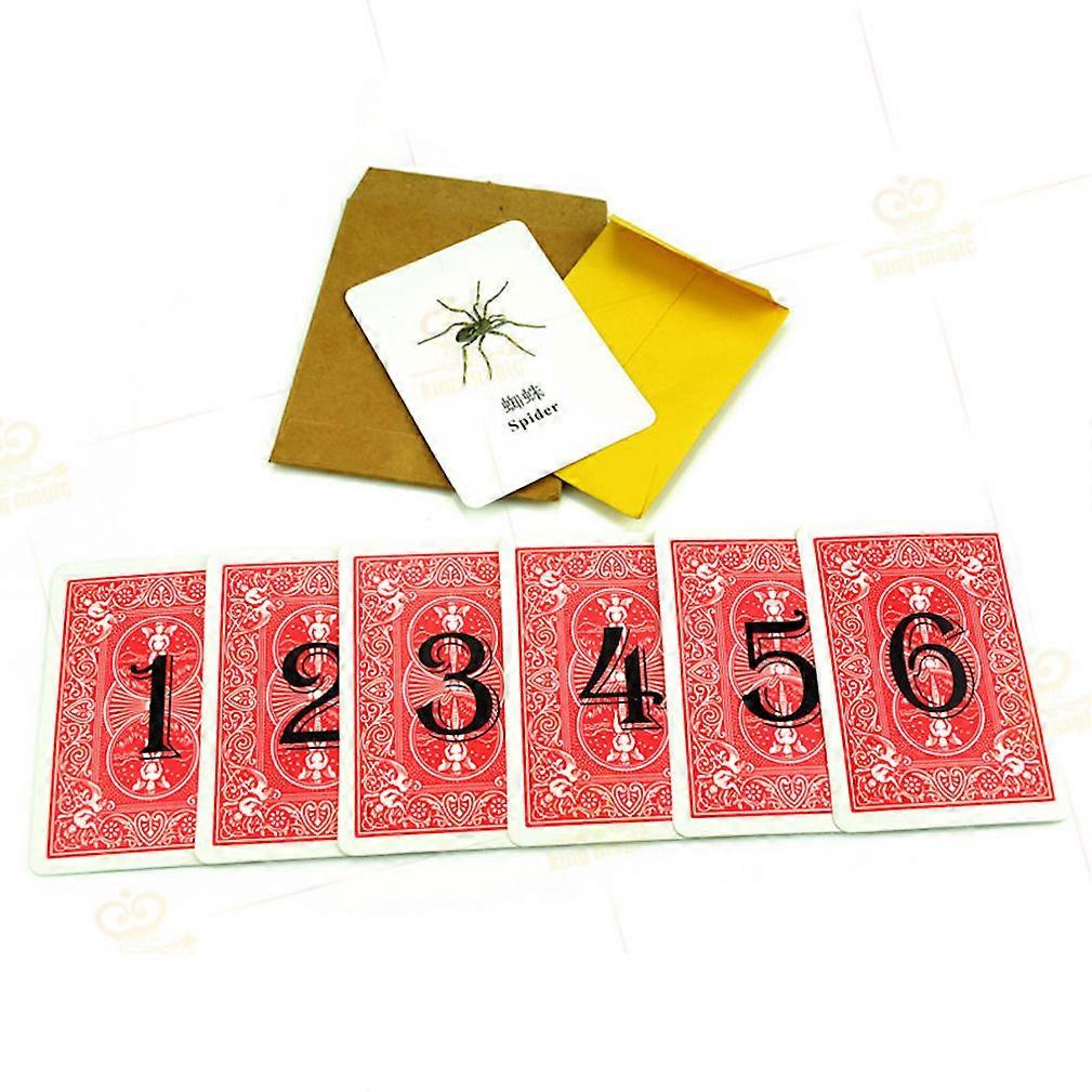 Animal Prediction Danger Card Magic Trick Set Close Up Street Card Props Prediction Magic Toys For Children