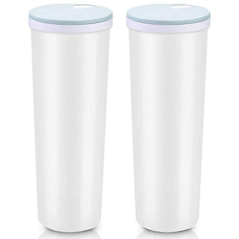 2 Pcs 2L Tall Clear Spaghetti Pasta Storage Container with Adjustable Lid,Multi- Plastic Kitchen Fo