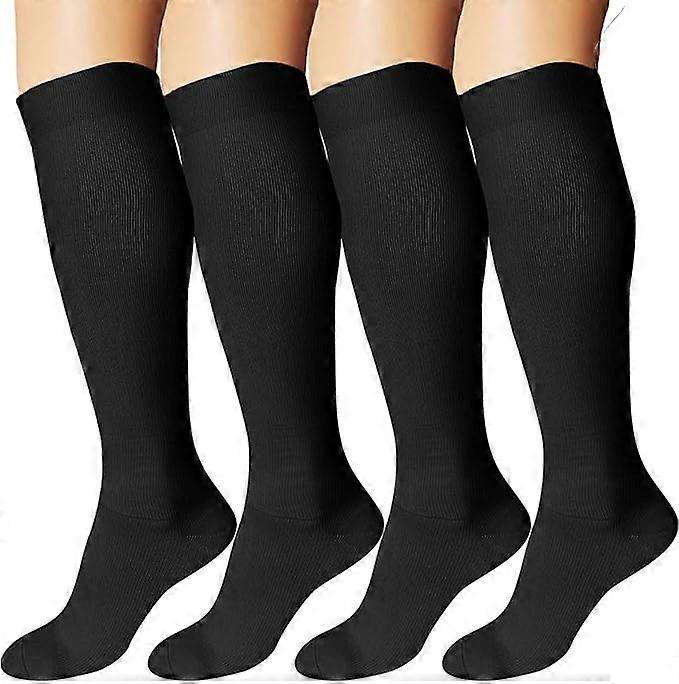 4Pack Compression Socks Support Socks for Men and Women