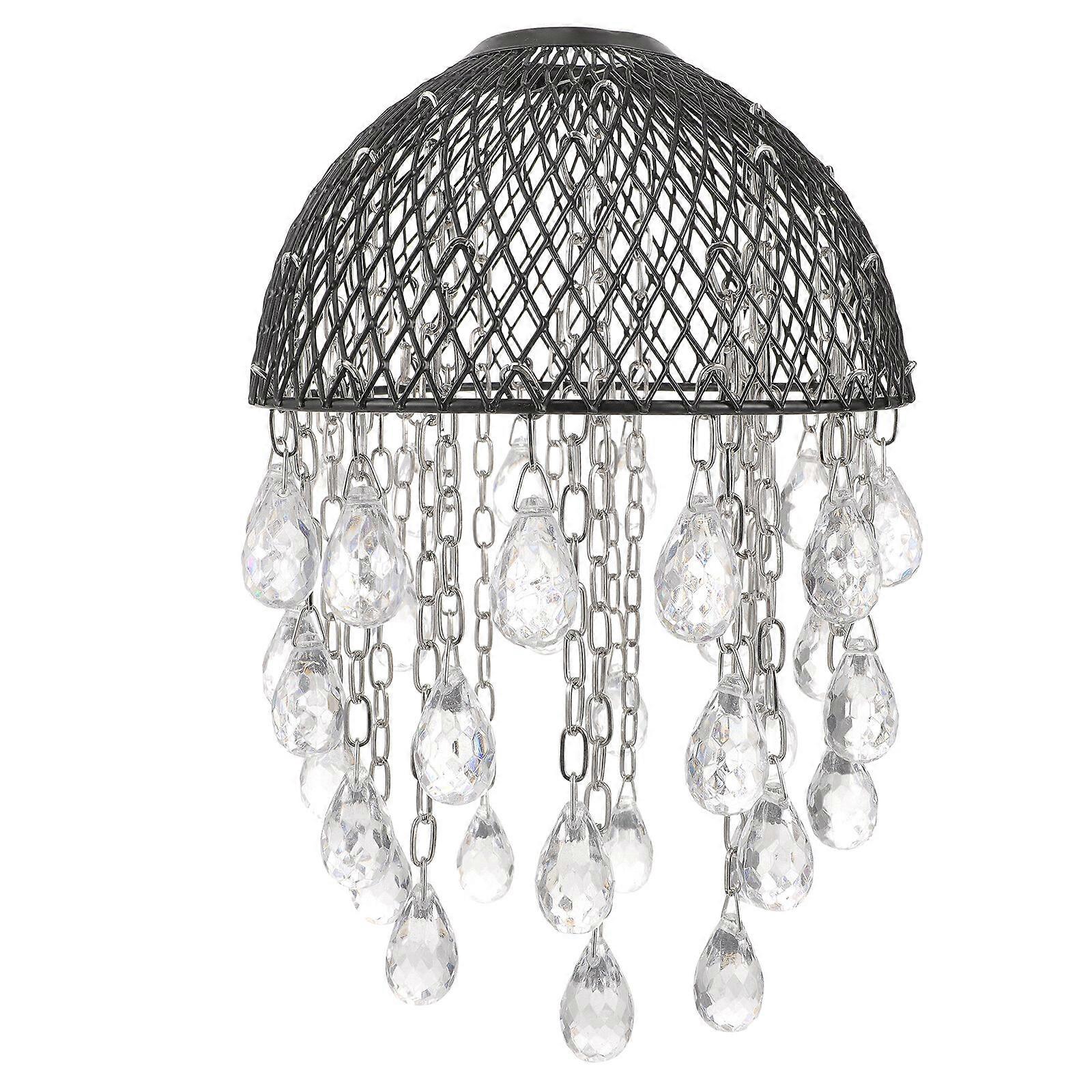 Pendant Lamp Shade Decorative Lamp Cover Hanging Lamp Shade with Droplets
