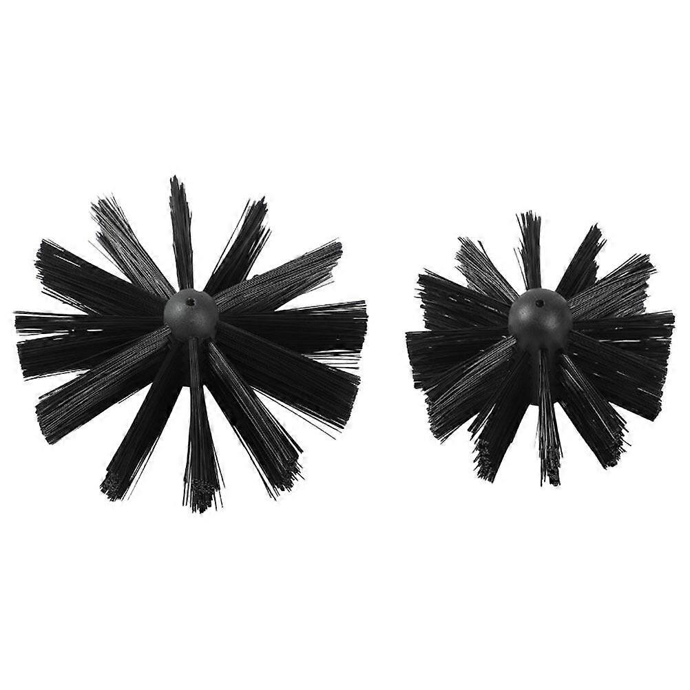 2pcs Chimney Cleaning Brushes Practical Dryer Vent Brushes Kitchen Chimney Clean Brushes