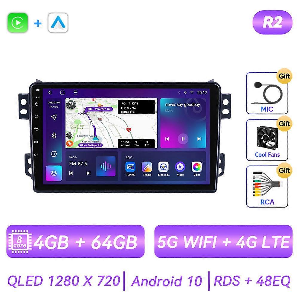 For OPEL Agila SUZUKI Splash Ritz 2008-2014 Android Car Radio Multimedia Player GPS Navigation Carplay Touch Screen Auto Stereo