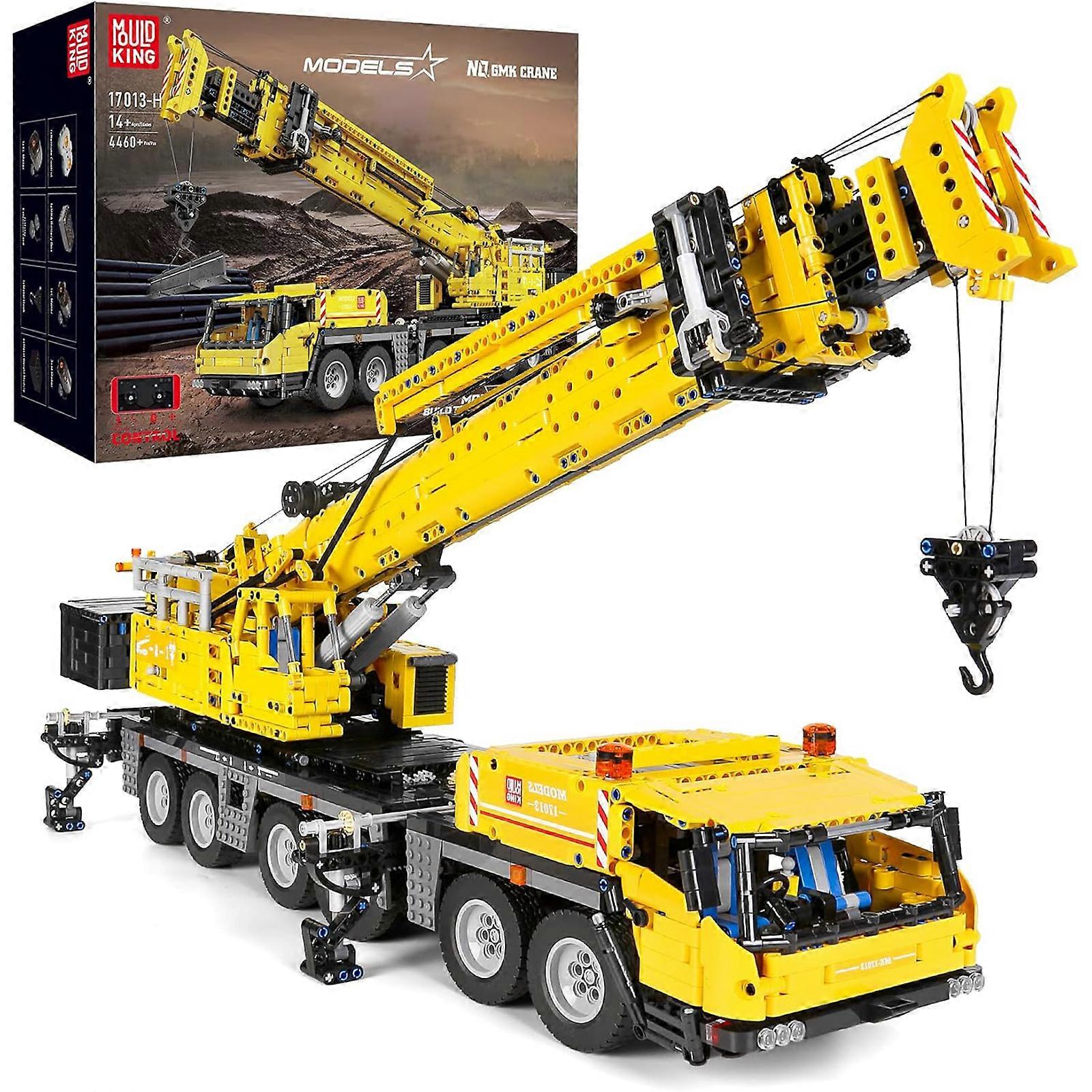 Cranes Building Kits, MOC Building Blocks Set to Build, Gift for Kids Age 8+/Adult Collections Enthusiasts(4460 Pieces with Motor/APP Remote Control)