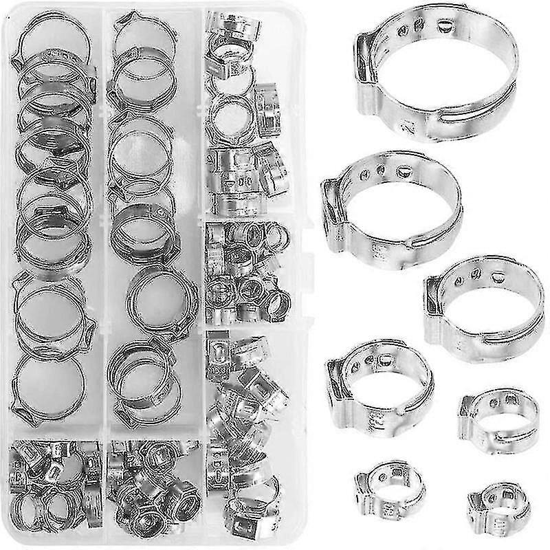 Stainless Steel Hose Clamp Hose Clamp Clips 6-21mm Metal Hose Clamp For Pipes Duct Piping Tube Water