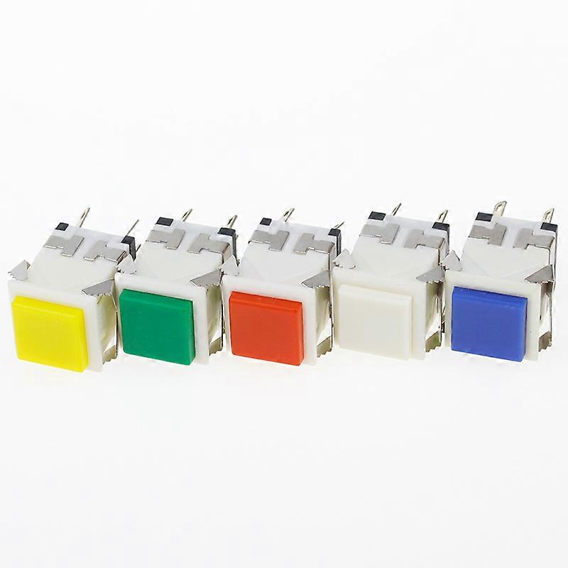 1pcs 6Pin Square Cap Momentary/Locking Push button Switch 3A/250V 6A/125V