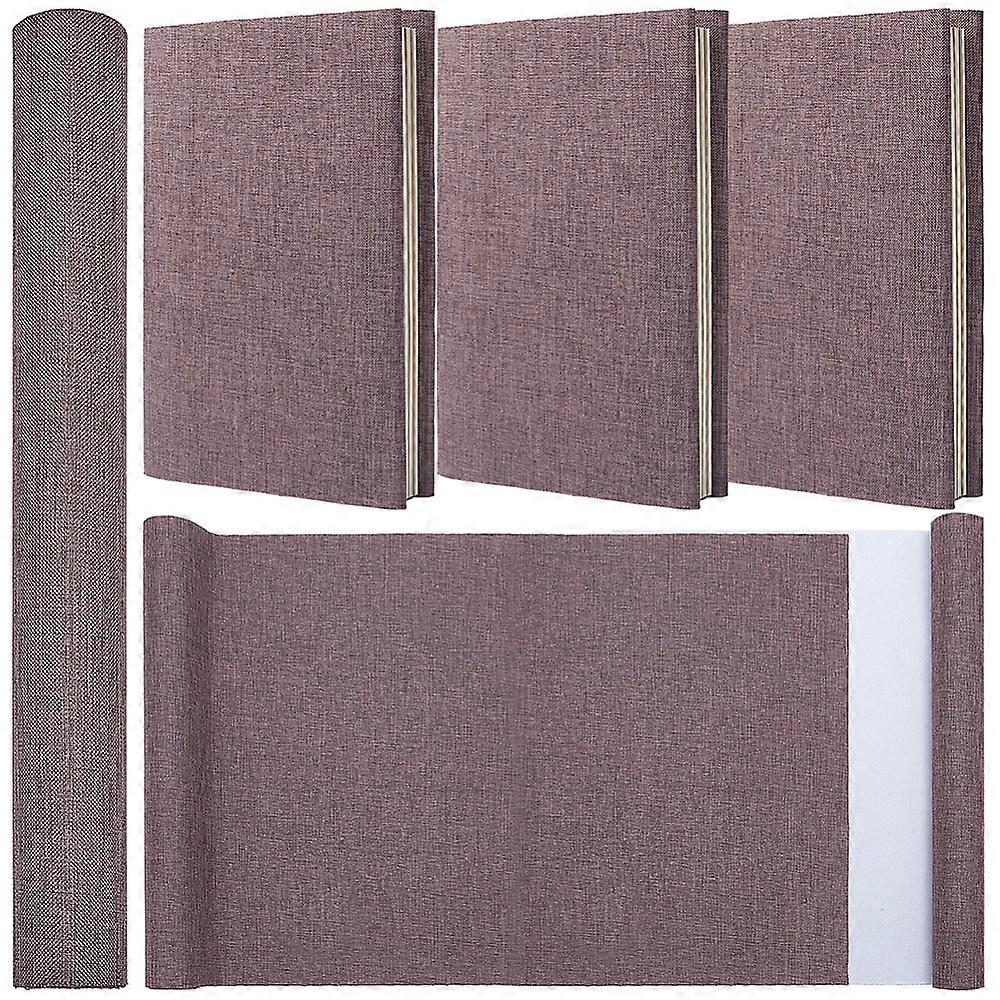 DIY Imitation Leather Fabric with Paper Back for Book Binding Velvet Box Making Camel 300x1300mm